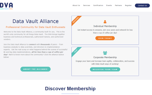 Data Vault Alliance brengt Data Vault-experts, -leveranciers en -gebruikers bijeen