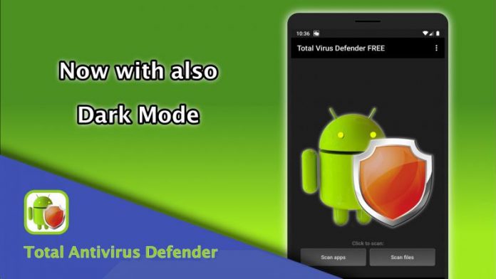 The new Dark Mode of Total Antivirus Defender