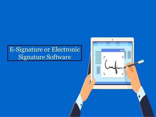 Electronic Signature Software