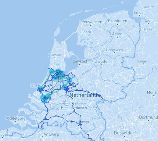 Low latency data transport Haarlem-Rotterdam: 0,8ms Low latency data transport Haarlem-Rotterdam: 0,8ms