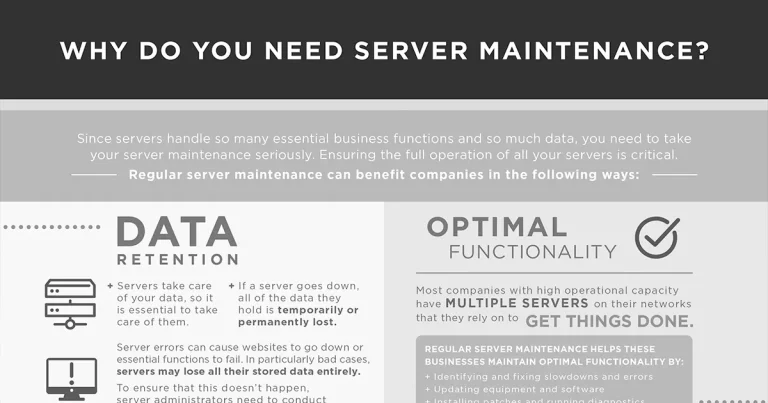 Why do you need server maintenance?